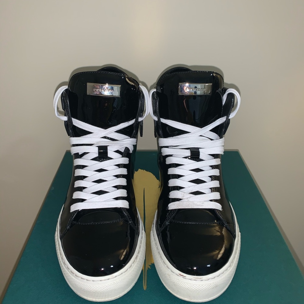 Buscemi Women’s 125mm Patent Leather Sneaker